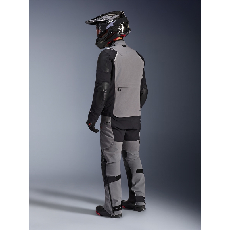 Alpinestars Andes PRO Drystar XF motociklo striukė tamsiai pilka-juoda
