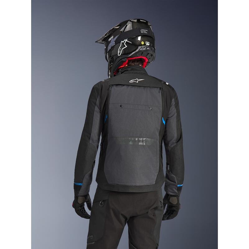 Alpinestars Cusco Drystar motociklo striukė juoda-tamsiai pilka