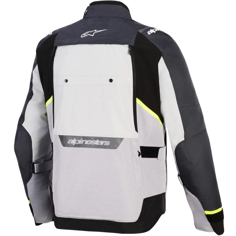 „Alpinestars Cusco Drystar“ motociklo striukė šviesiai pilka-šviesiai mėlyna-tamsiai mėlyna
