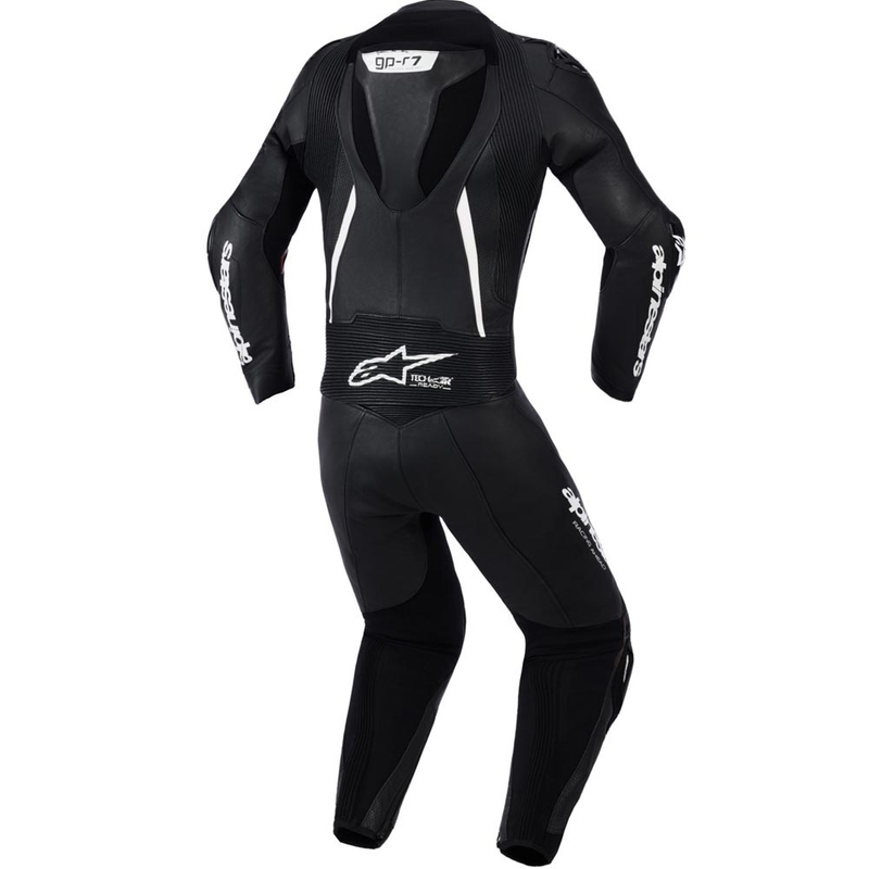 Alpinestars Stella GP-R7 moteriškas dviejų dalių odinis motociklo kostiumas, juodas