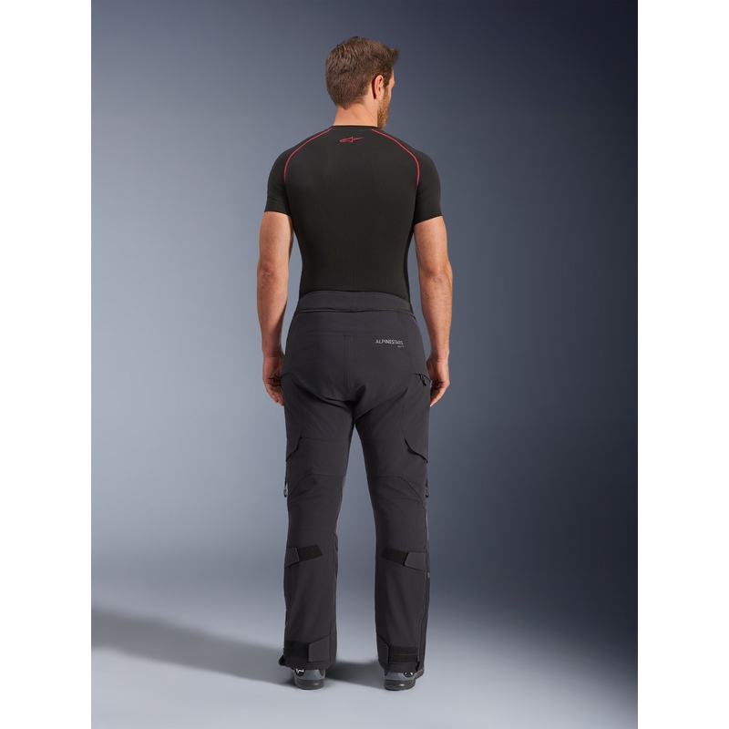 Alpinestars Andes PRO Drystar XF motociklo kelnės juodos-tamsiai pilkos