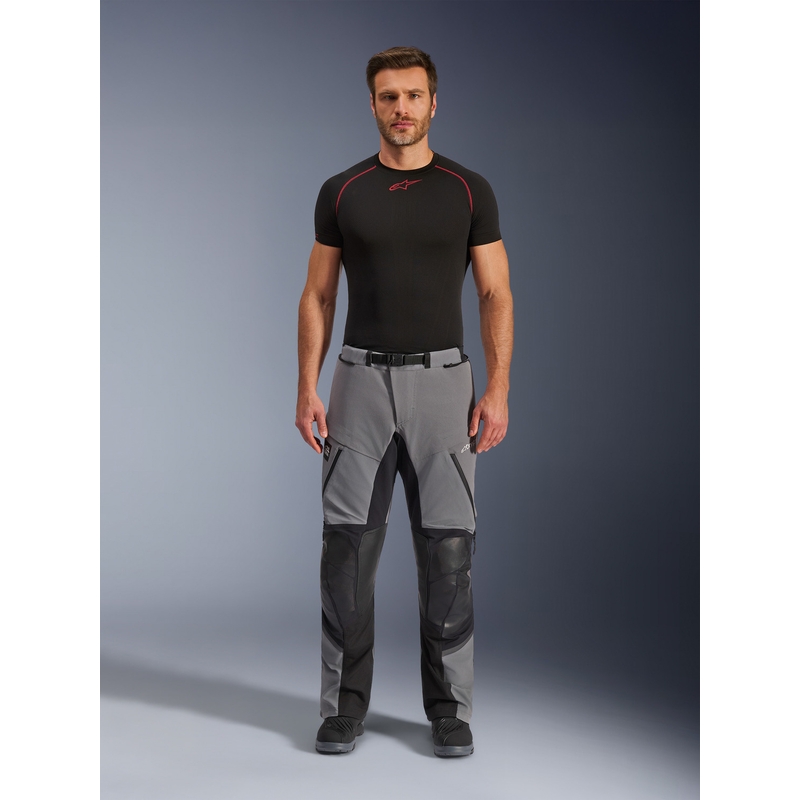Alpinestars Andes PRO Drystar XF motociklo kelnės tamsiai pilkos-juodos