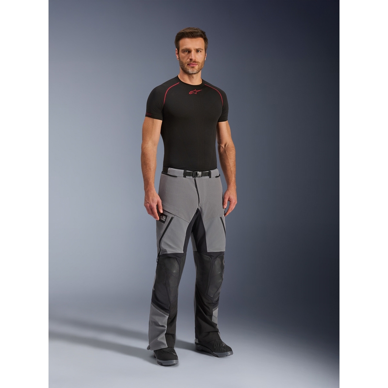 Alpinestars Andes PRO Drystar XF motociklo kelnės tamsiai pilkos-juodos