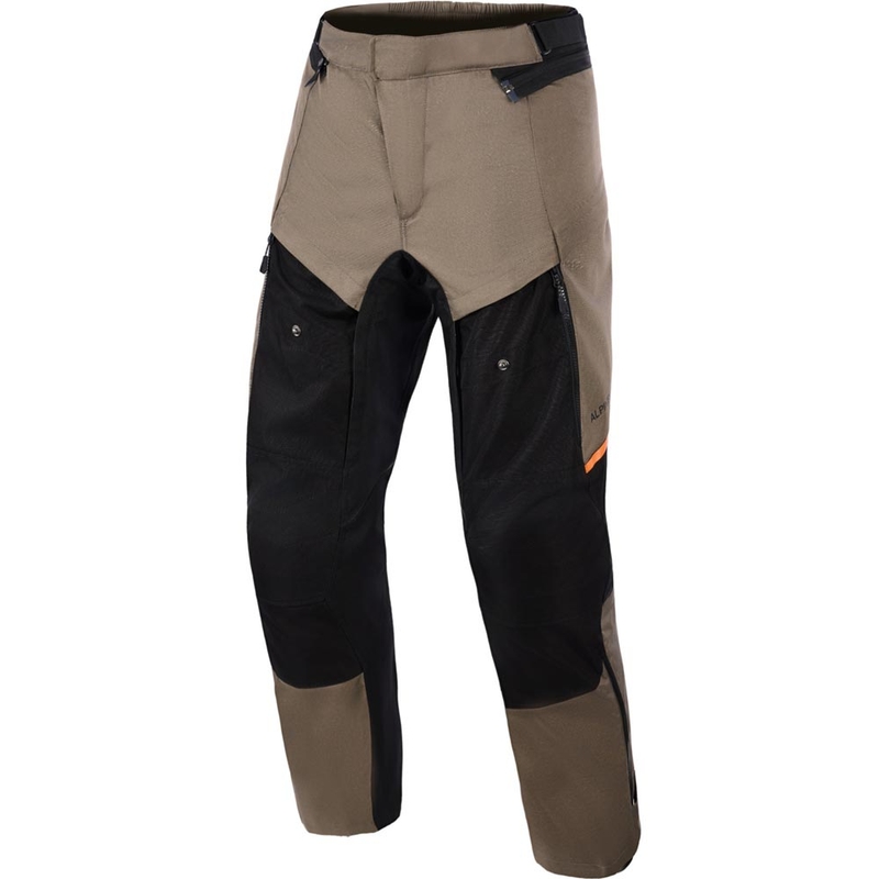 Alpinestars Cusco Drystar motociklo kelnės rudos-juodos