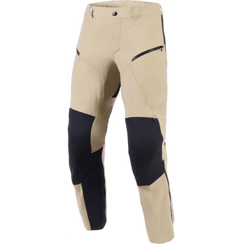Alpinestars Explore AST motociklo kelnės šviesiai rudos-juodos
