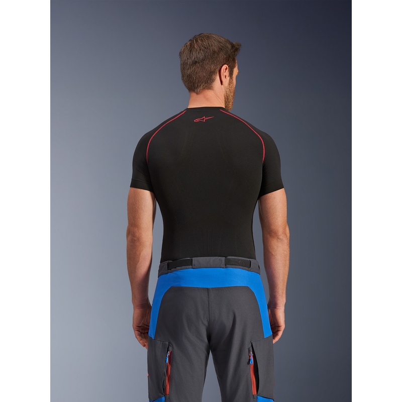 Alpinestars Maxdura Dual motociklo kelnės mėlynos-tamsiai pilkos-oranžinės