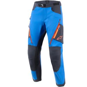 Alpinestars Maxdura Dual motociklo kelnės mėlynos-tamsiai pilkos-oranžinės