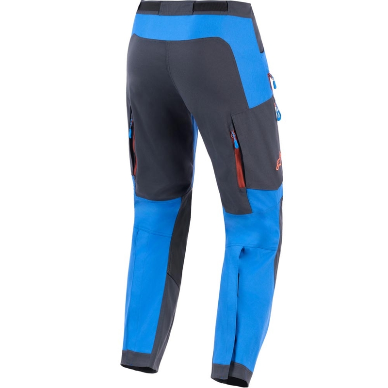 Alpinestars Maxdura Dual motociklo kelnės mėlynos-tamsiai pilkos-oranžinės