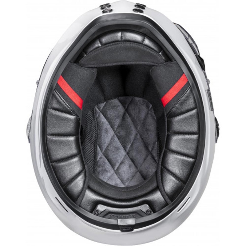 HJC V10 Solid uždaras motociklo šalmas, baltas