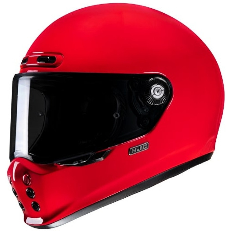 Integruotas motociklininko šalmas HJC V10 Solid red