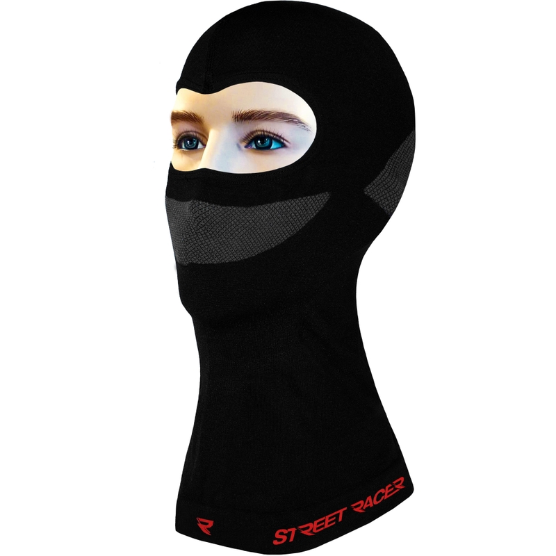 „Street Racer Basic“ šalmo gobtuvas, juodas