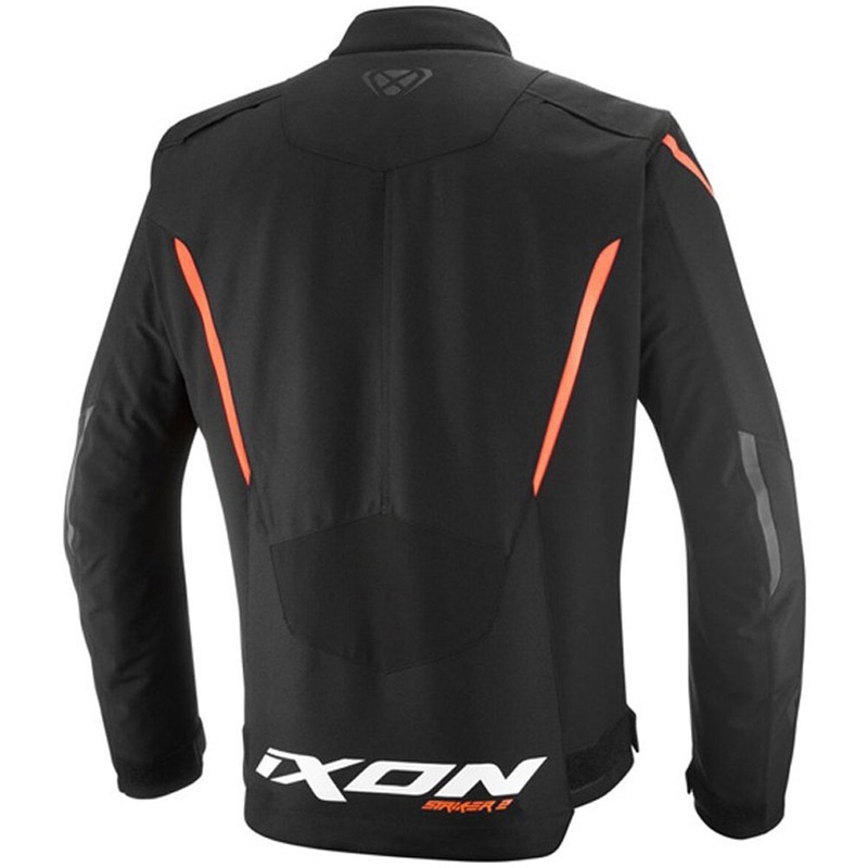 IXON Striker 2 motociklo striukė juoda-oranžinė
