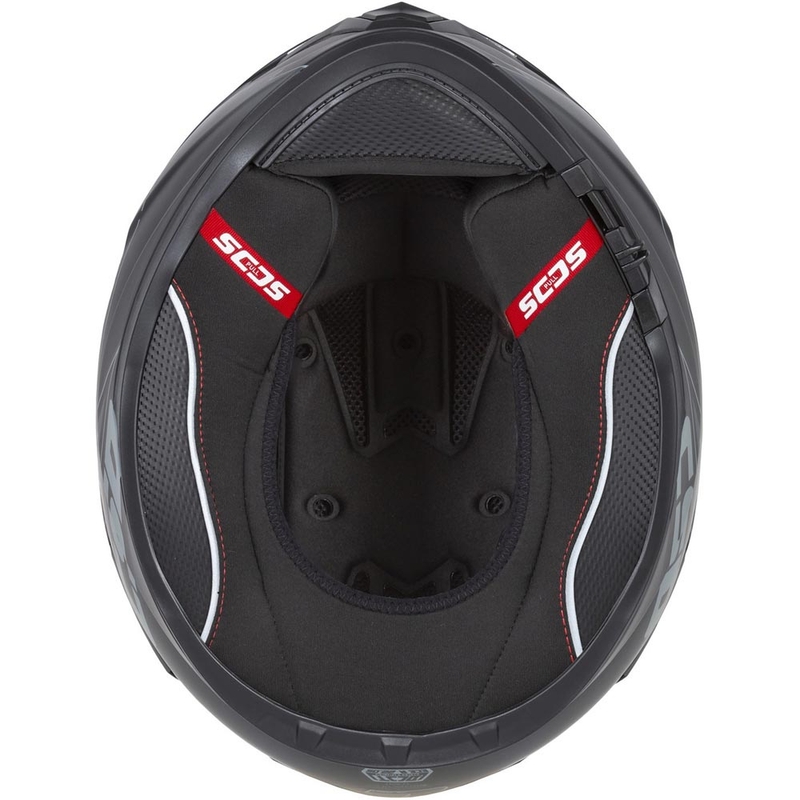 Cassida Integral GT 2.1 Jawa Sport uždaras motociklo šalmas, juodos-perlinės-raudonos-sidabrinės spalvos