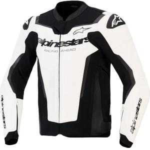 Alpinestars GP Force V2 odinė motociklo striukė, balta-juoda