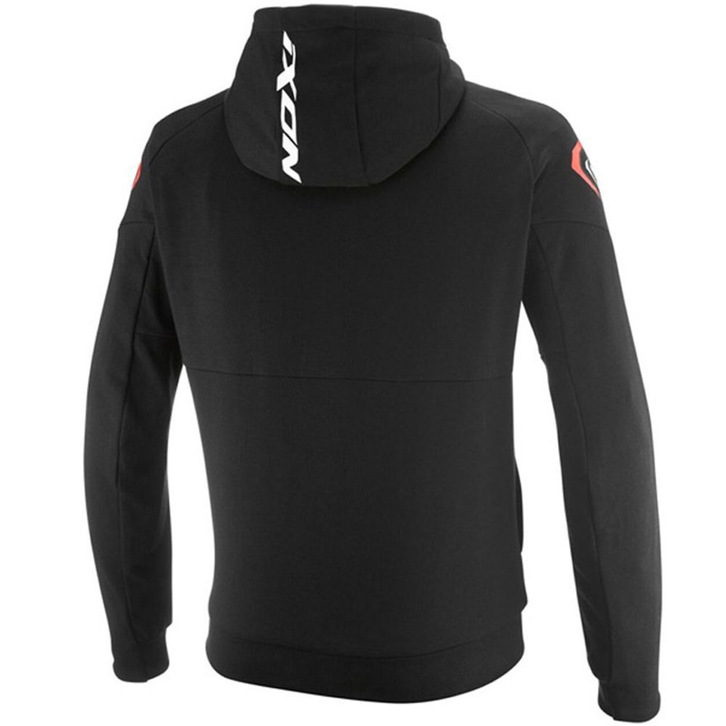 IXON Touchdown Ultra motociklo džemperis juoda-balta-raudona