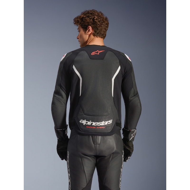 Alpinestars GP Force V2 Airflow odinė motociklo striukė, juoda-balta