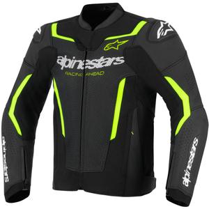 Alpinestars GP Force V2 Airflow odinė motociklo striukė, juoda-fluorescencinė geltona