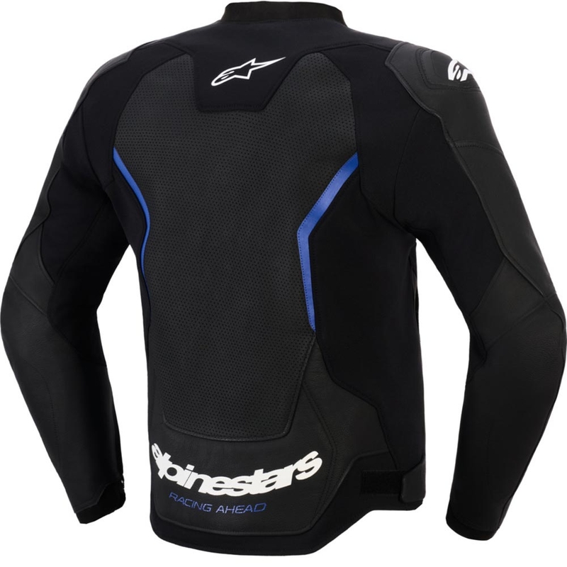 Alpinestars GP Force V2 Airflow odinė motociklo striukė, juoda-metalinė mėlyna