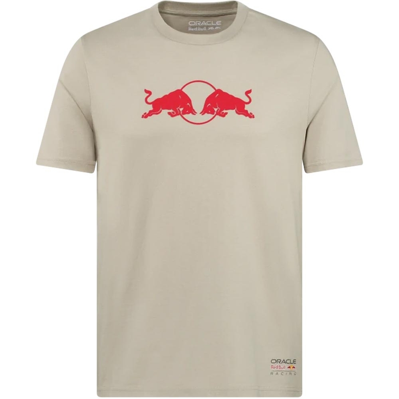 „Oracle Red Bull Racing Spark“ marškinėliai su smėlio spalvos logotipu