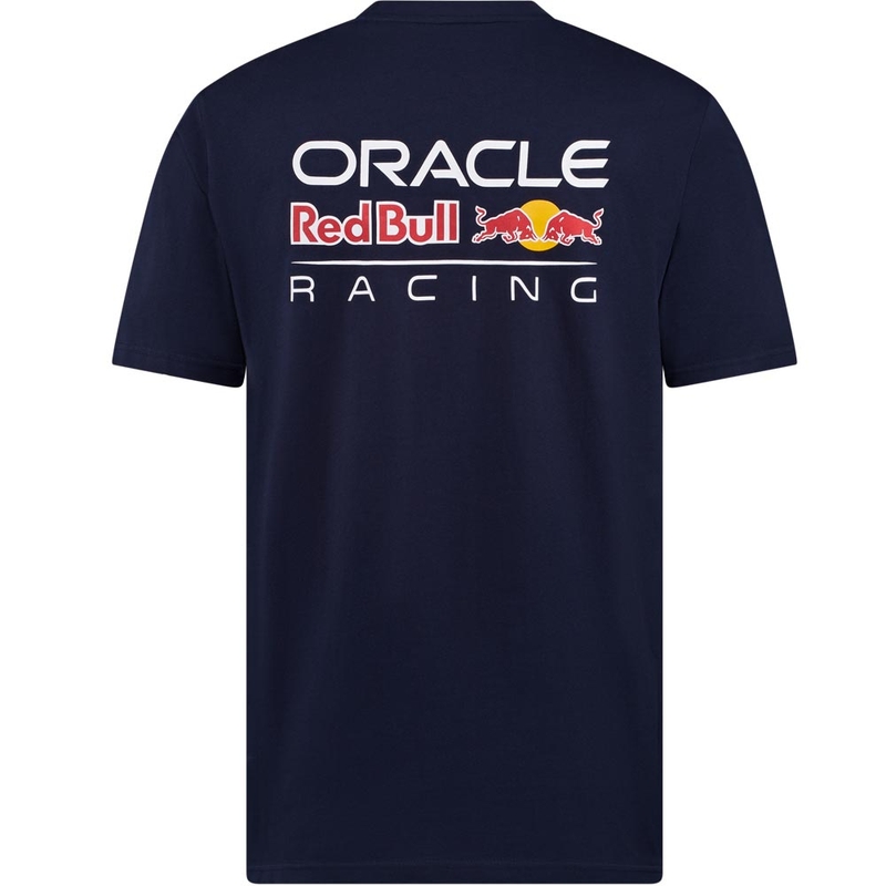 „Oracle Red Bull Racing“ marškinėliai su lenktynių leidimu, tamsiai mėlyni