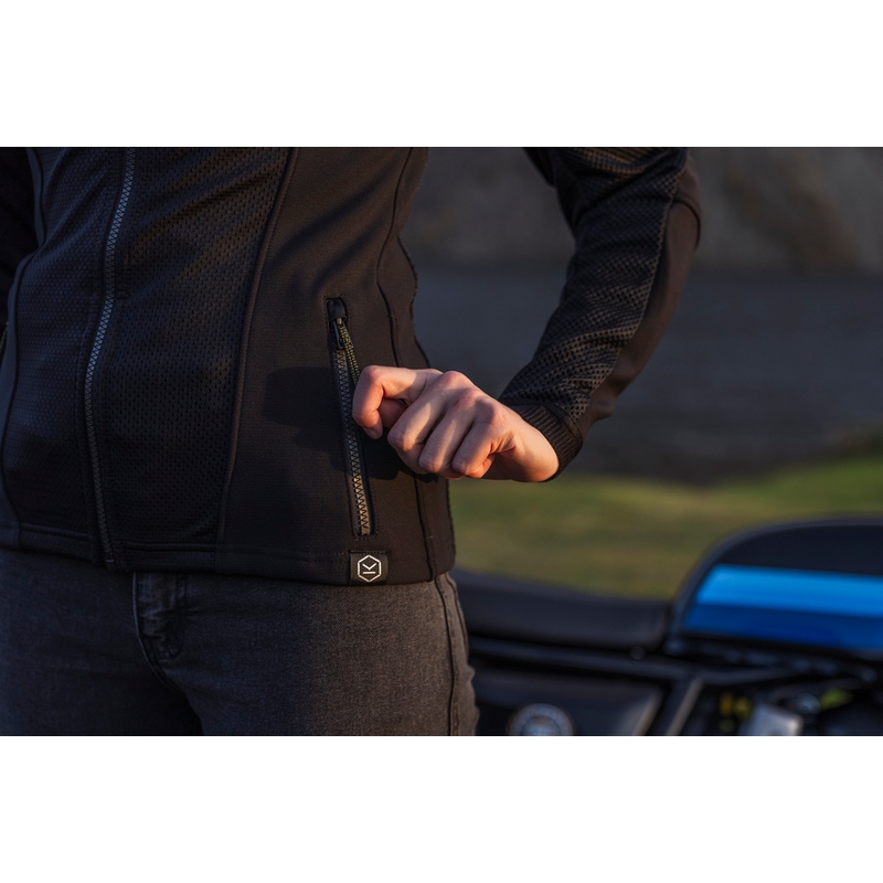 Knox Urbane PRO Mk3 moteriška motociklo striukė, juoda