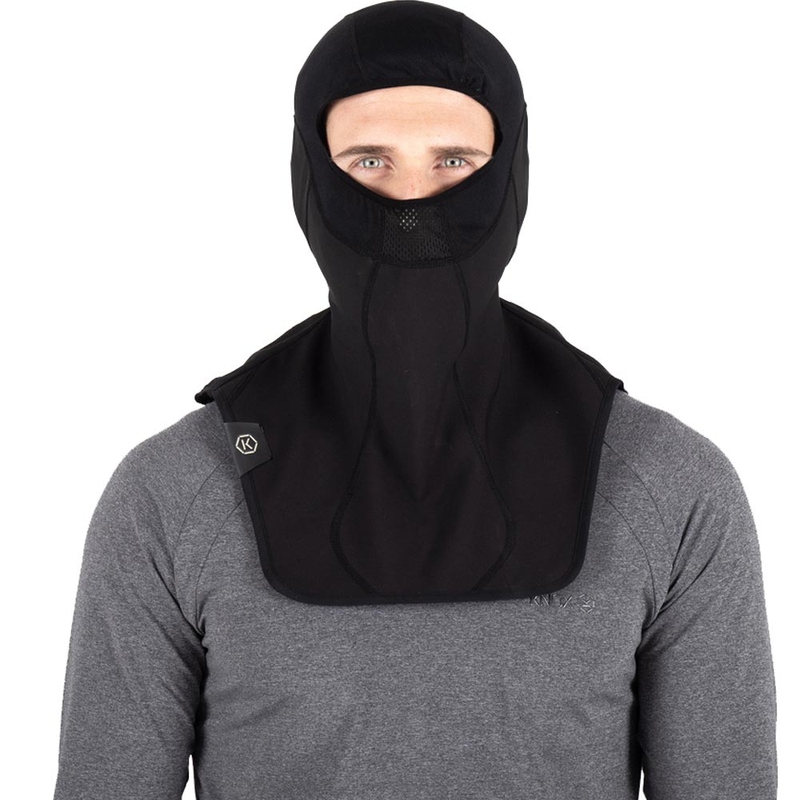 Knox Hot Hood šalmo gobtuvas, juodas