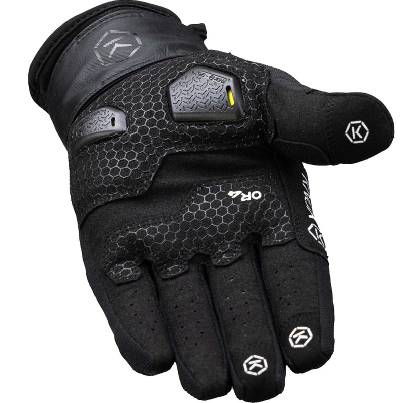 Knox Orsa Textile OR4 motociklo pirštinės juodos