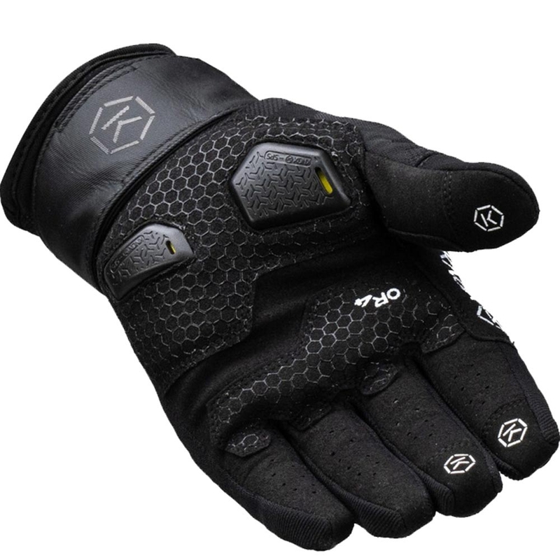 Knox Orsa Textile OR4 motociklo pirštinės juodos