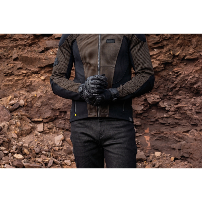 Knox Orsa Textile OR4 motociklo pirštinės juodos