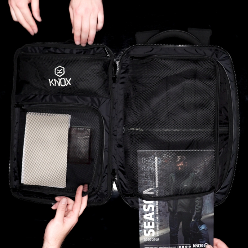 „Knox Eda Every Day Adventure“ motociklo kuprinė, 25 l, juoda