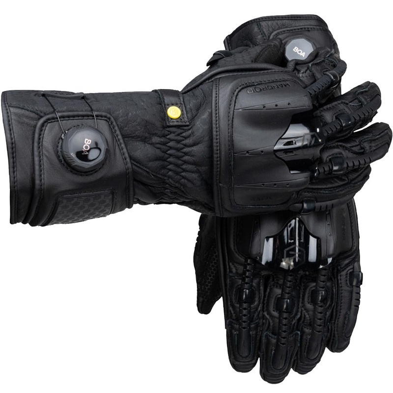 Knox Handroid All Black Mk5 motociklo pirštinės juodos