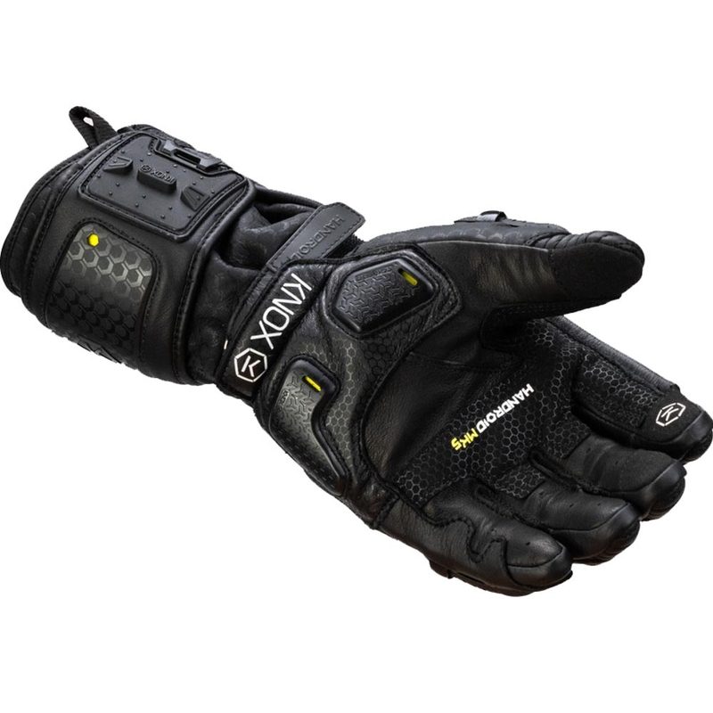 Knox Handroid All Black Mk5 motociklo pirštinės juodos