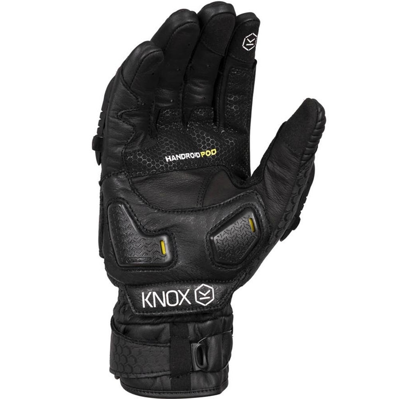 Knox Hand Armour Handroid POD All Black Mk5 motociklo pirštinės, juodos