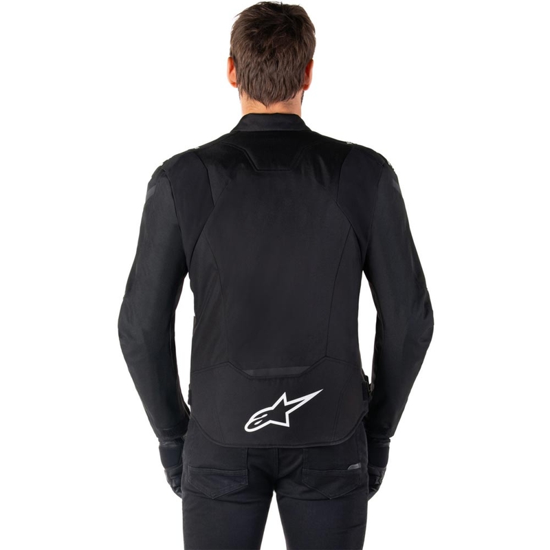 Alpinestars T-JAWS V4 vandeniui atspari motociklo striukė, juoda-balta