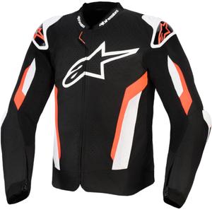 Alpinestars T-GP AIR motociklo striukė, juoda-fluorescencinė raudona