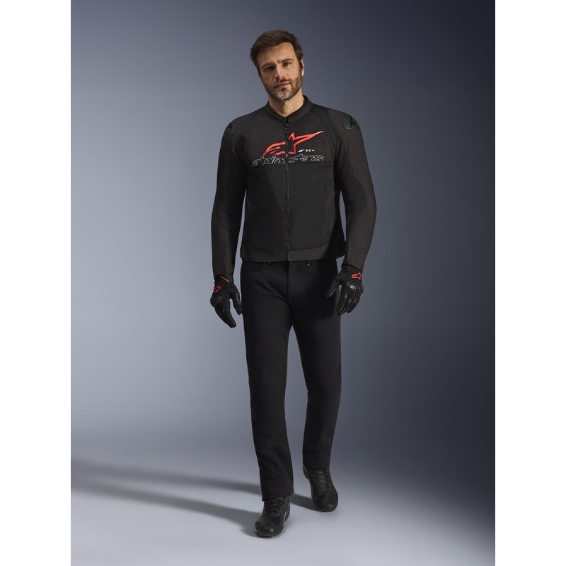 Alpinestars SMX Air motociklo striukė juoda-raudona-balta