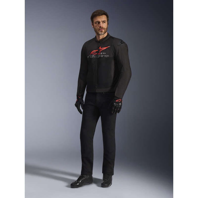 Alpinestars SMX Air motociklo striukė juoda-raudona-balta