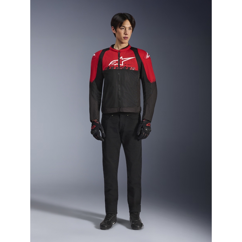 Alpinestars SMX Air motociklo striukė raudona-juoda