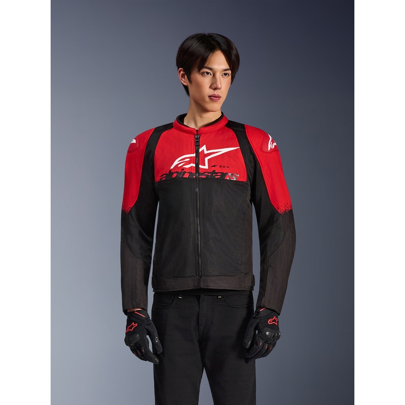 Alpinestars SMX Air motociklo striukė raudona-juoda