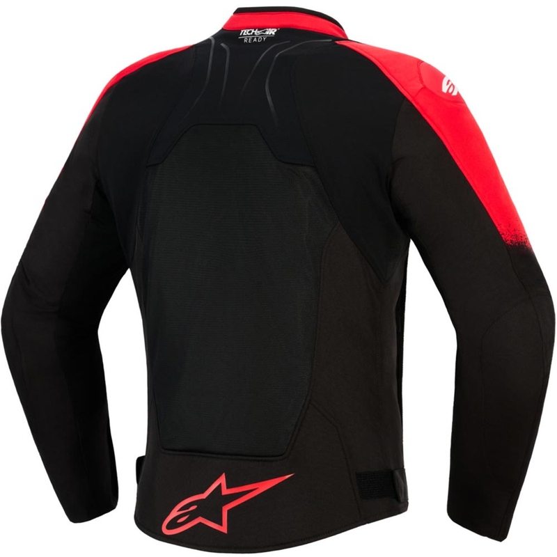 Alpinestars SMX Air motociklo striukė raudona-juoda