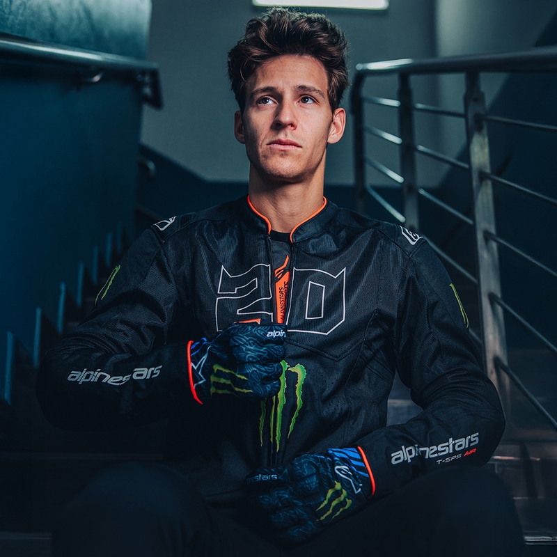 „Alpinestars T-SPS Air V2 Monster FQ20“ motociklo striukė, juodos-baltos spalvos, kolekcija