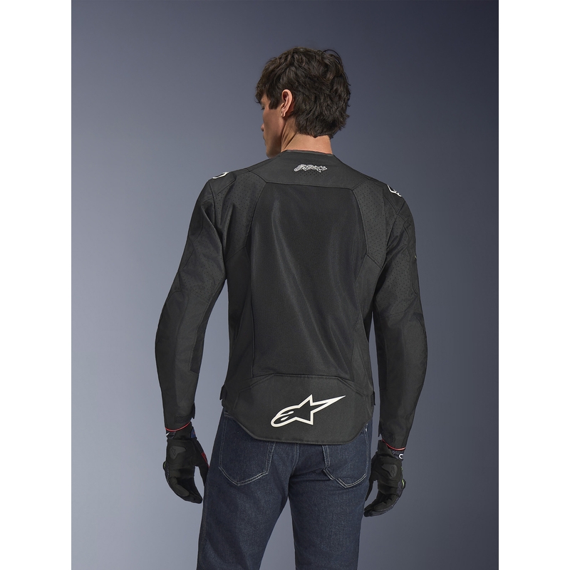 „Alpinestars T-SPS Air V2 Monster FQ20“ motociklo striukė, juodos-baltos spalvos, kolekcija