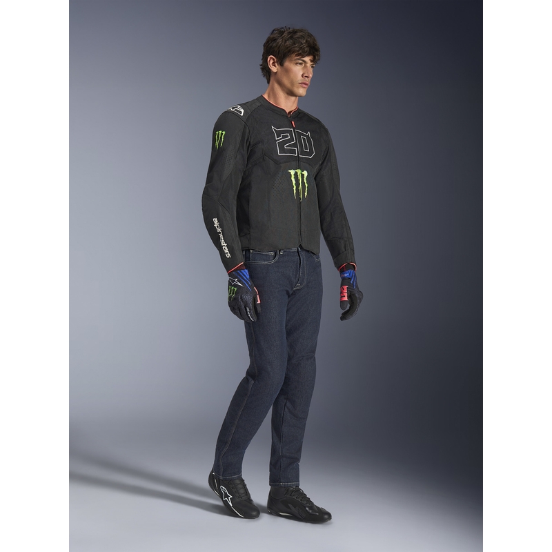 „Alpinestars T-SPS Air V2 Monster FQ20“ motociklo striukė, juodos-baltos spalvos, kolekcija
