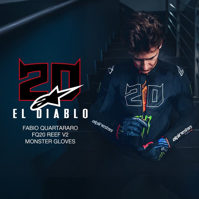 „Alpinestars T-SPS Air V2 Monster FQ20“ motociklo striukė, juodos-baltos spalvos, kolekcija