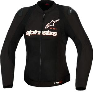 Alpinestars Stella SMX Air moteriška motociklo striukė, juoda-balta-fluorescencinė raudona