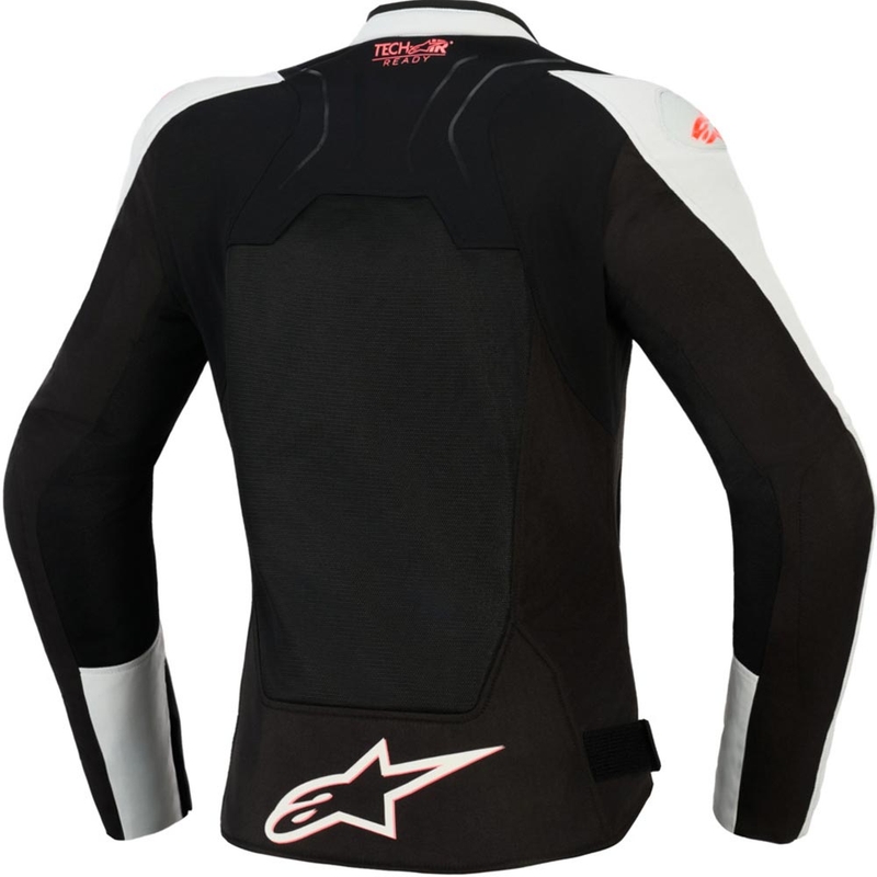 Alpinestars Stella SMX Air moteriška motociklo striukė, šviesiai pilka-juoda-rožinė