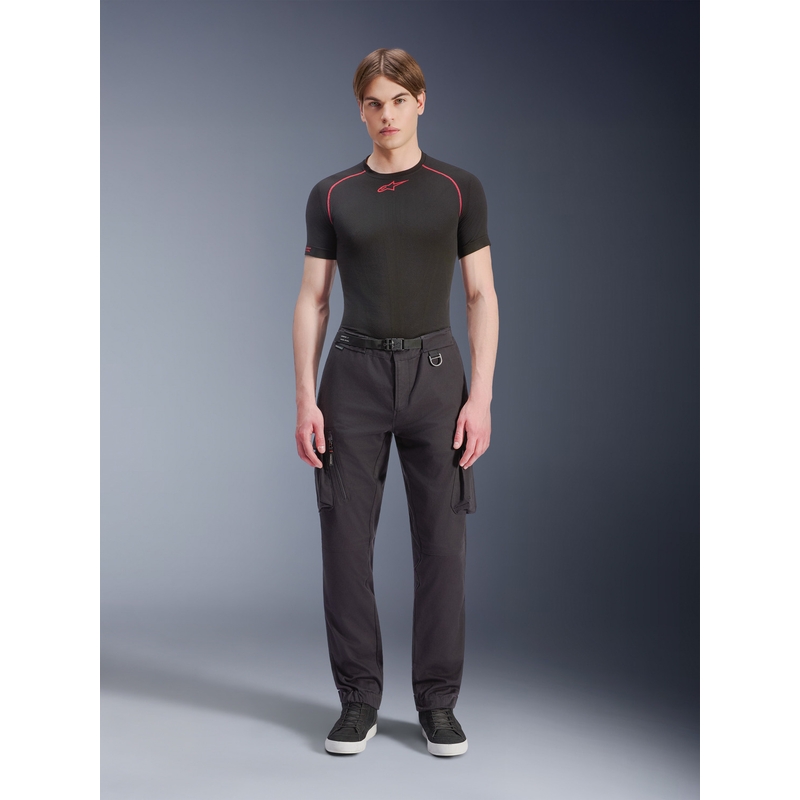 Alpinestars Flex-AST Cargo motociklo kelnės juodos-juodos