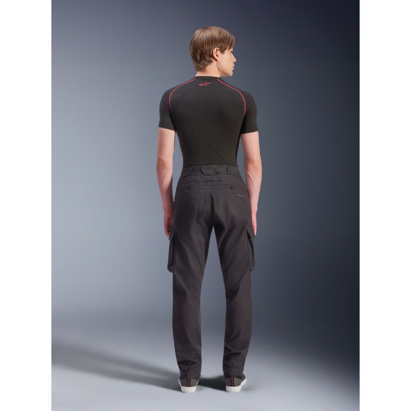 Alpinestars Flex-AST Cargo motociklo kelnės juodos-juodos