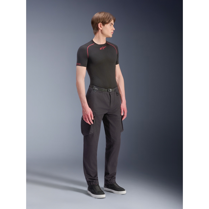 Alpinestars Flex-AST Cargo motociklo kelnės juodos-juodos