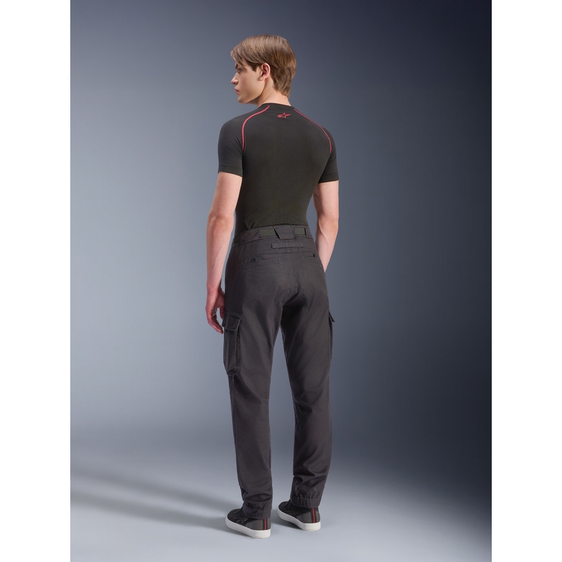 Alpinestars Flex-AST Cargo motociklo kelnės juodos-juodos